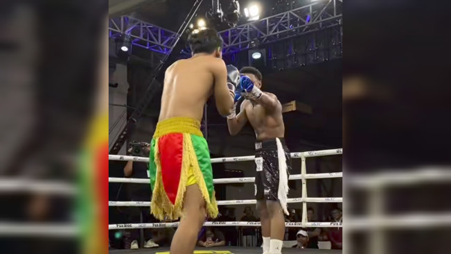Pertarungan Capung vs Danil. [Instagram]